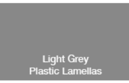 Light Grey Plastic Lamellas